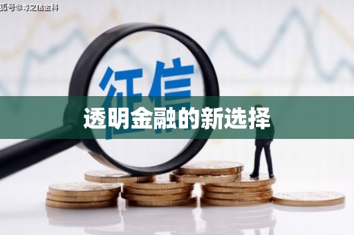 开平透明金融的新选择